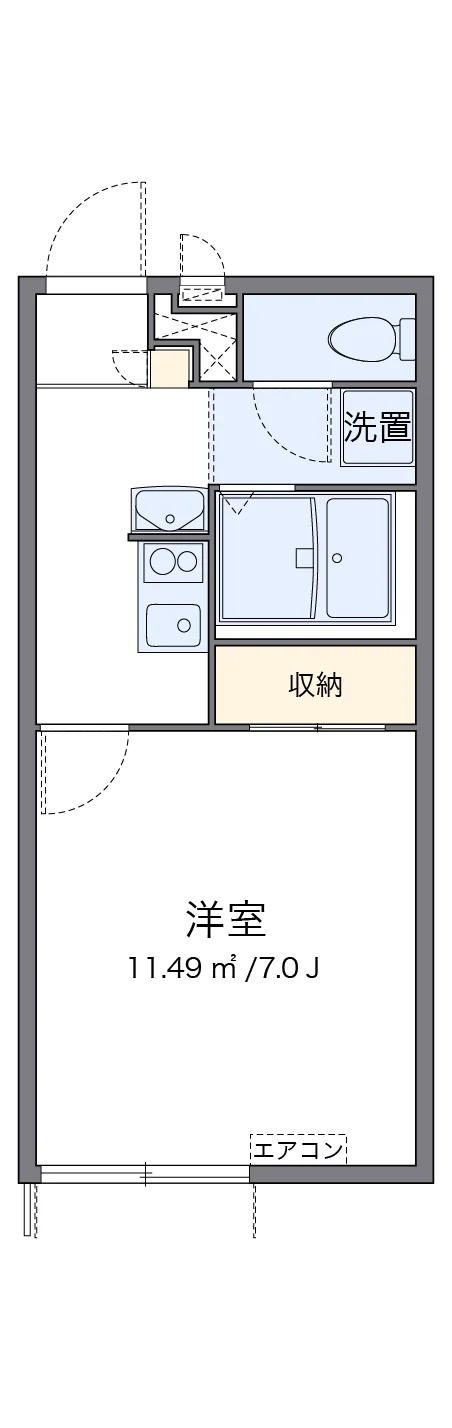 代表的な間取のため実際の間取とは異なる場合があります