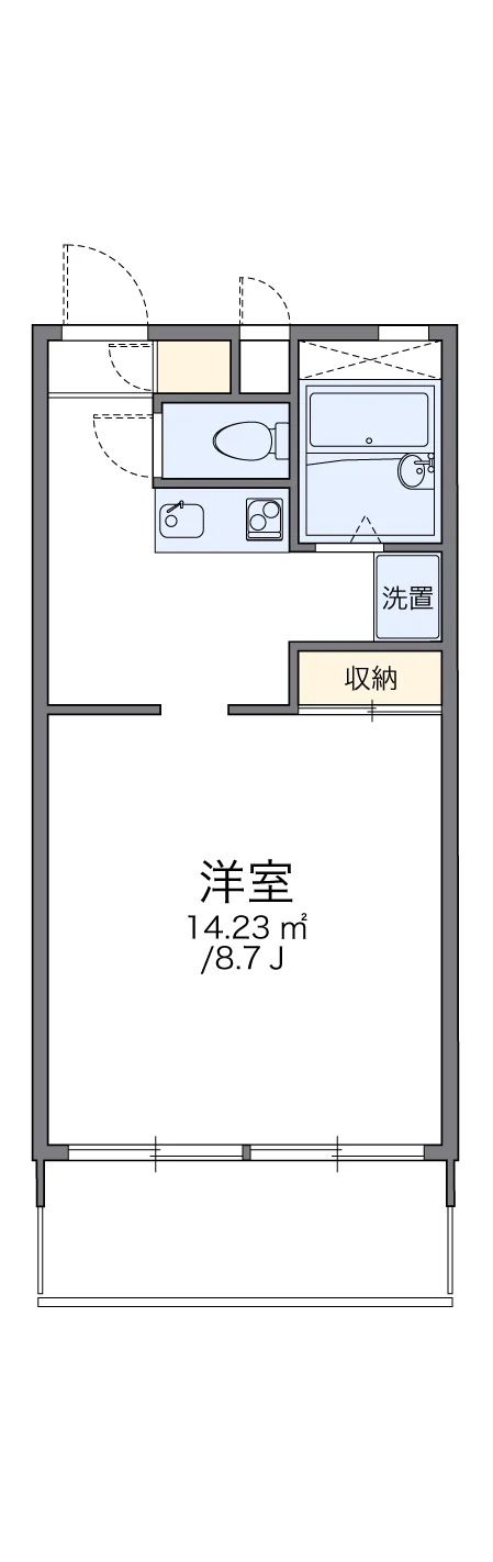 代表的な間取のため実際の間取とは異なる場合があります