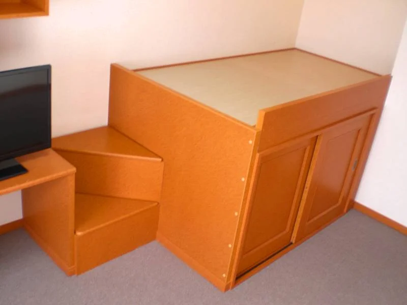 大容量の収納ベット付きです。