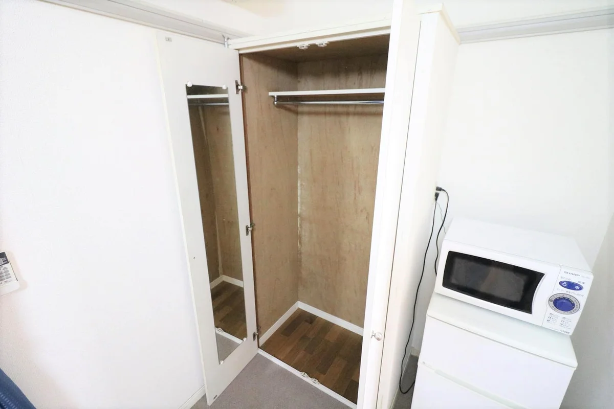 大型クローゼットにより女性の方でも収納が安心！