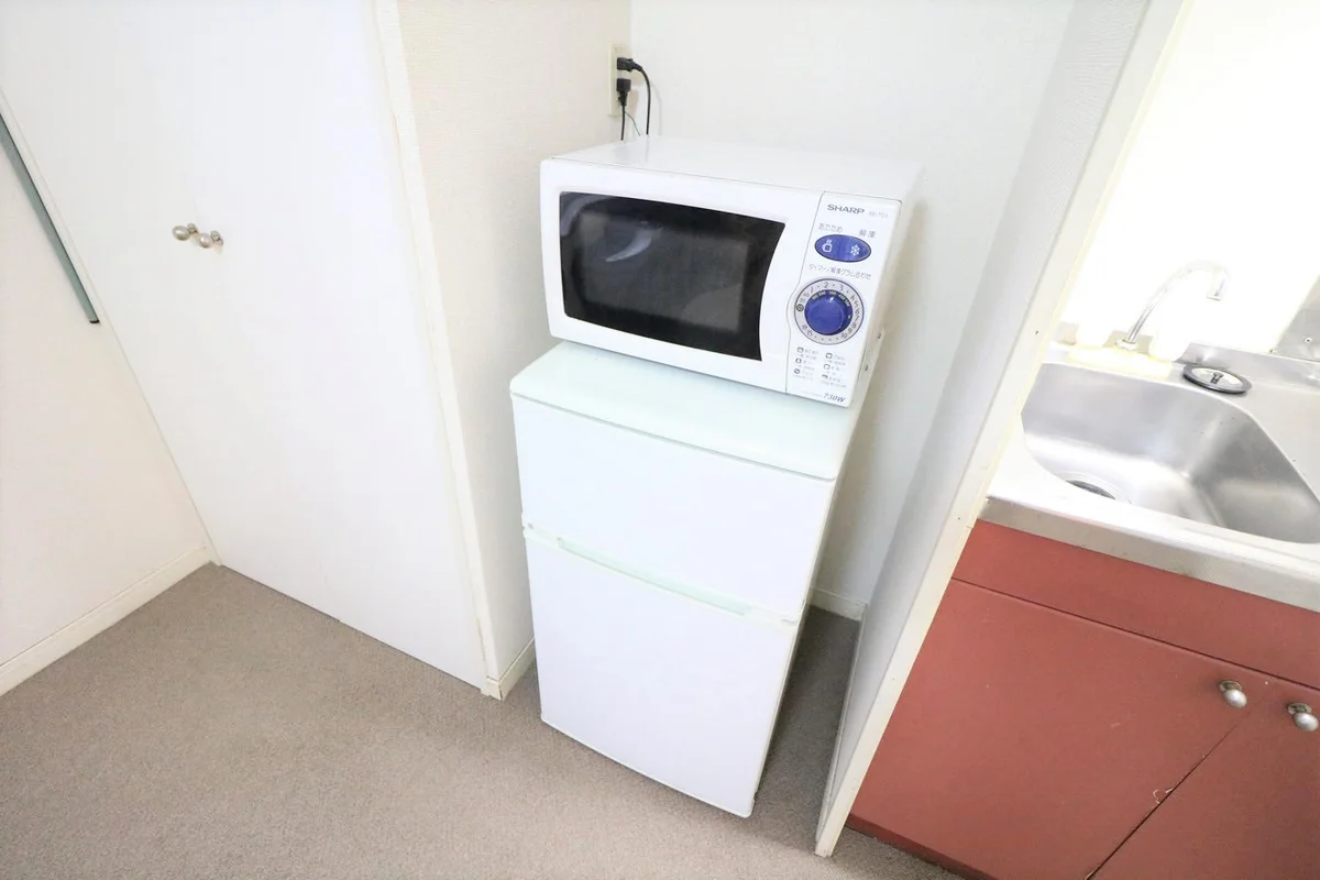 大型家具家電付きにより初めての一人暮らしの方も安心！