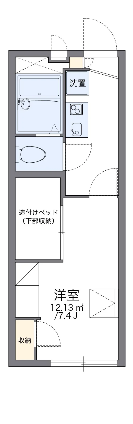 代表的な間取のため実際の間取とは異なる場合があります