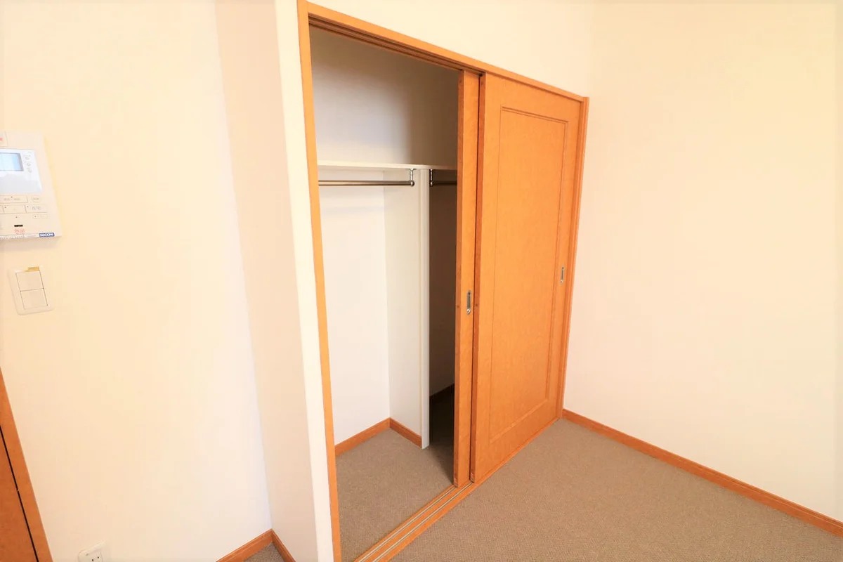 大切な衣類を収納出来るクローゼットを完備！