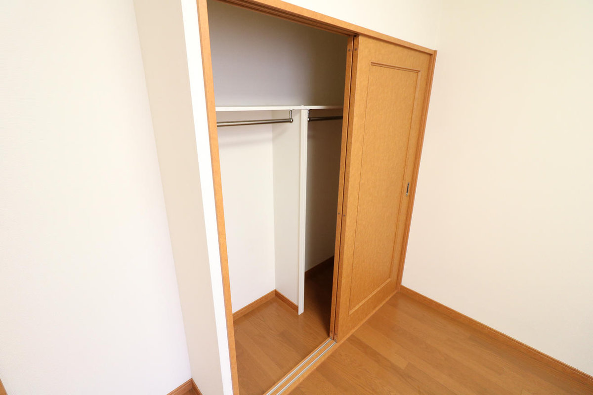 大型クローゼットにより女性の方でも収納が安心！