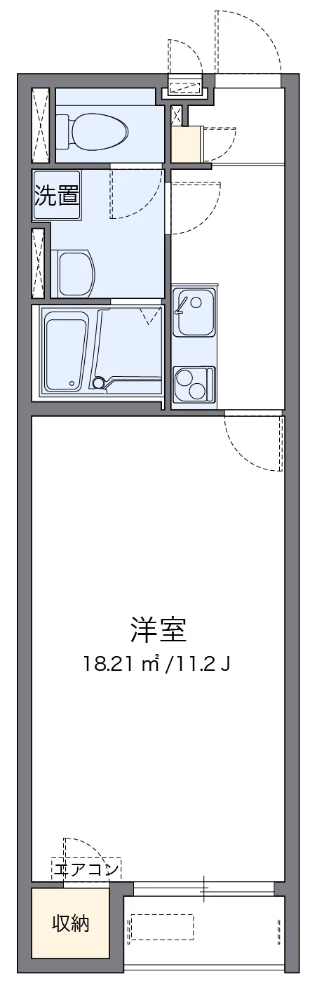 代表的な間取のため実際の間取とは異なる場合があります