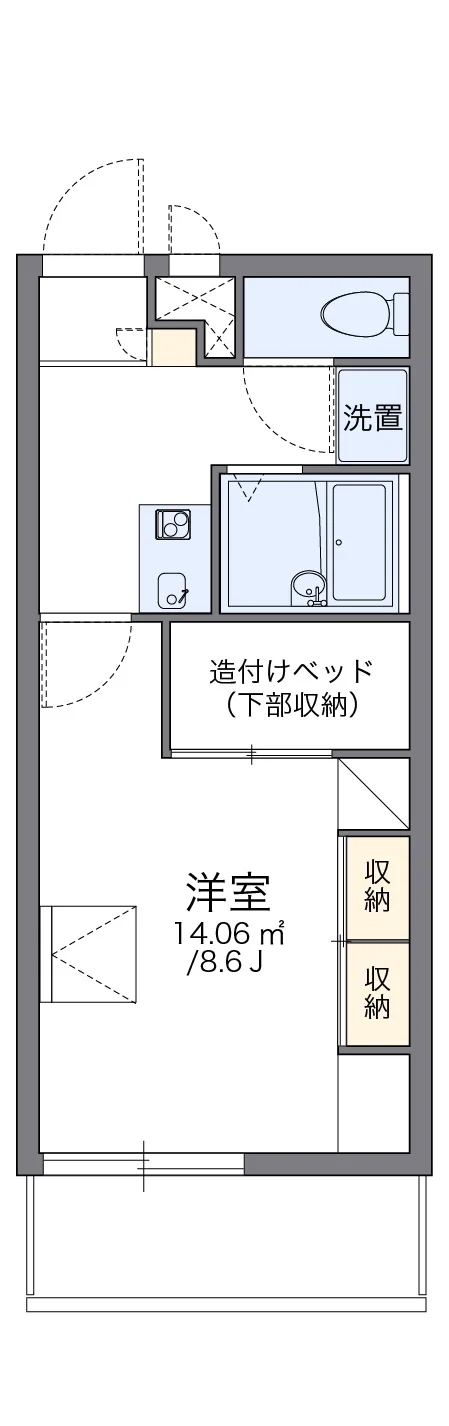 代表的な間取のため実際の間取とは異なる場合があります