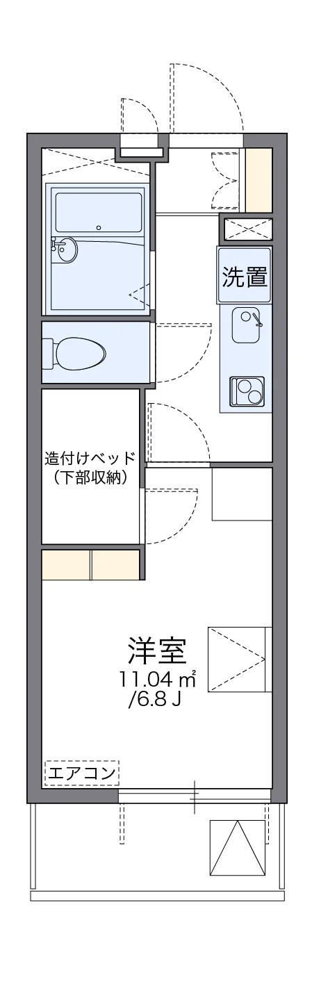 代表的な間取のため実際の間取とは異なる場合があります