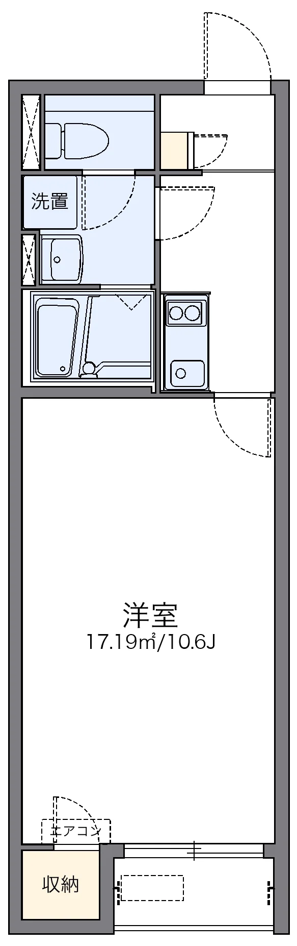 代表的な間取のため実際の間取とは異なる場合があります