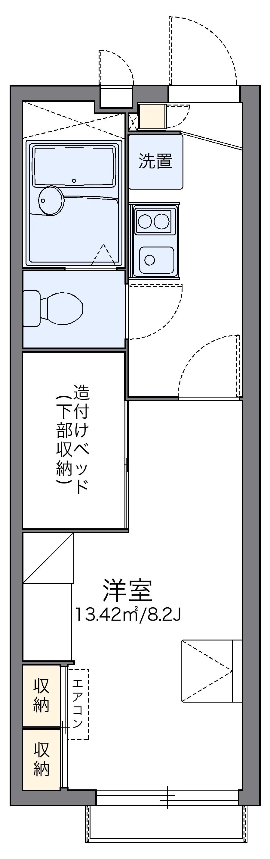 代表的な間取のため実際の間取とは異なる場合があります