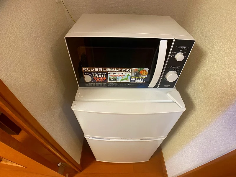 お部屋によって家電のメーカーが異なります。