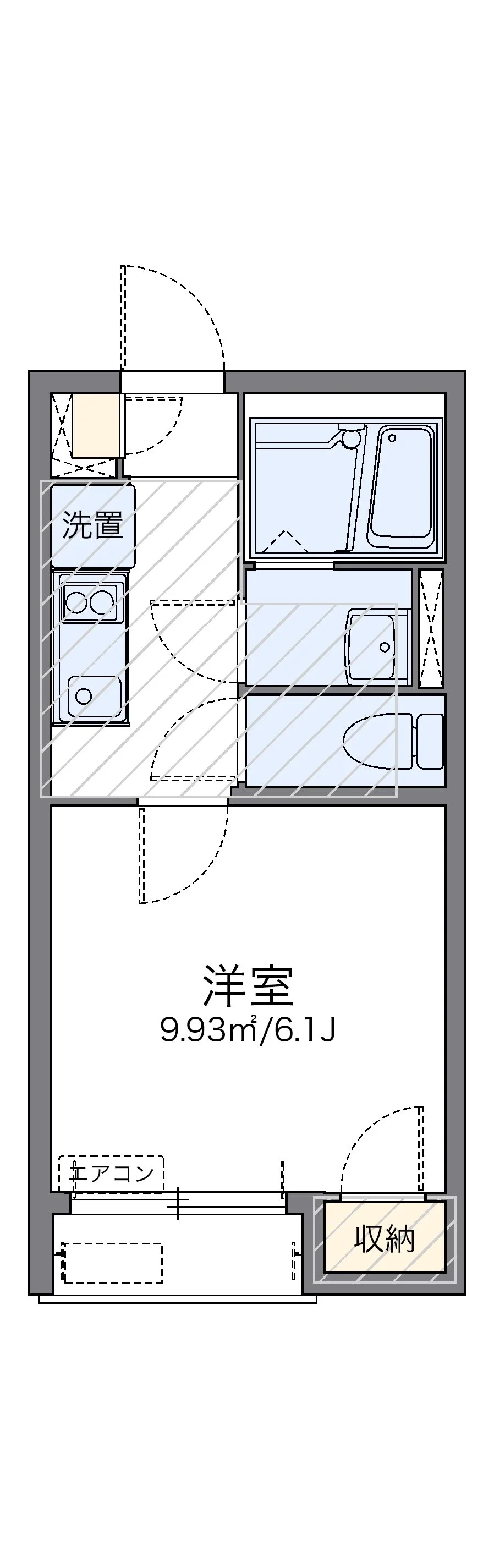代表的な間取のため実際の間取とは異なる場合があります