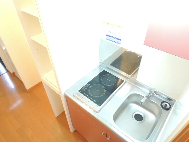 2口コンロでお料理の幅も広がります。