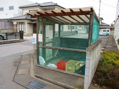 入居者様専用ゴミ庫です。