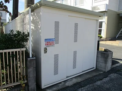 入居者様専用ゴミ庫です。