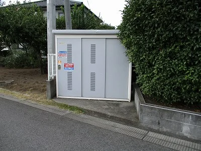 入居者様専用ゴミ庫です。