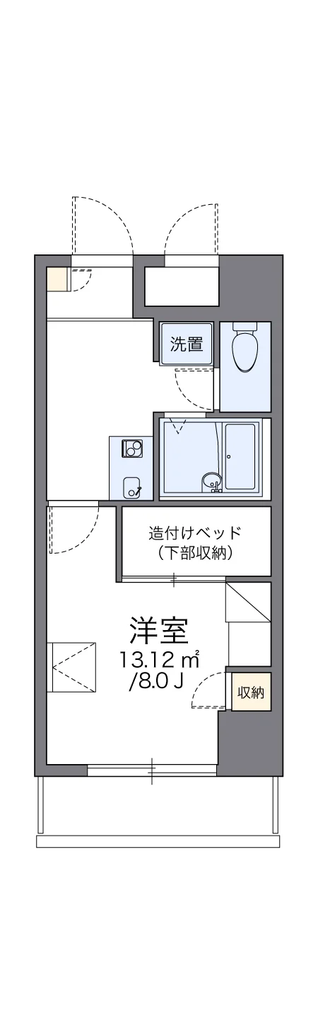 代表的な間取のため実際の間取とは異なる場合があります