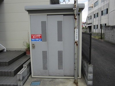 入居者様専用ゴミ庫です。