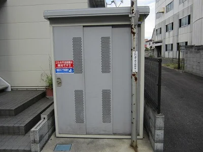 入居者様専用ゴミ庫です。