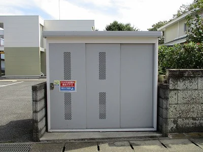 入居者様専用ゴミ庫です。