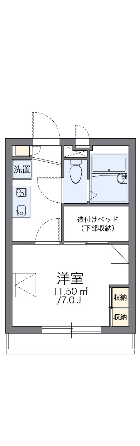 代表的な間取のため実際の間取とは異なる場合があります