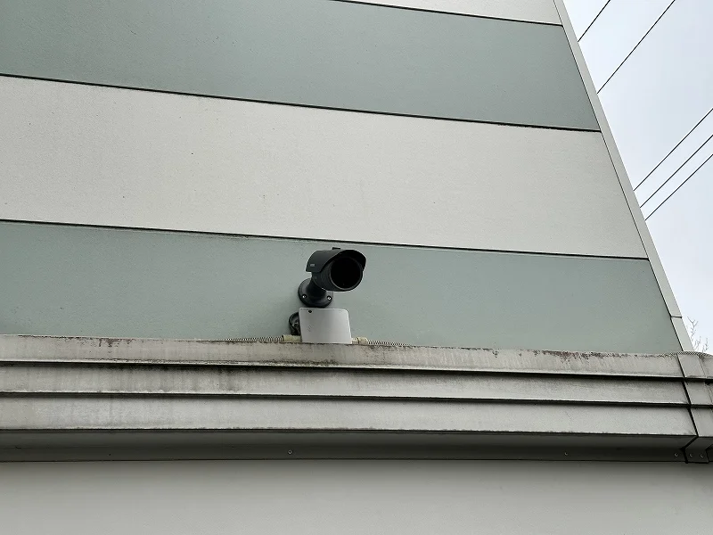 防犯カメラ付でセキュリティ面も安心です！