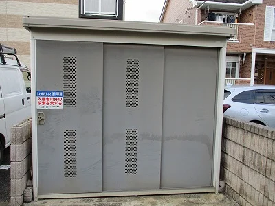 入居者様専用ゴミ庫です。