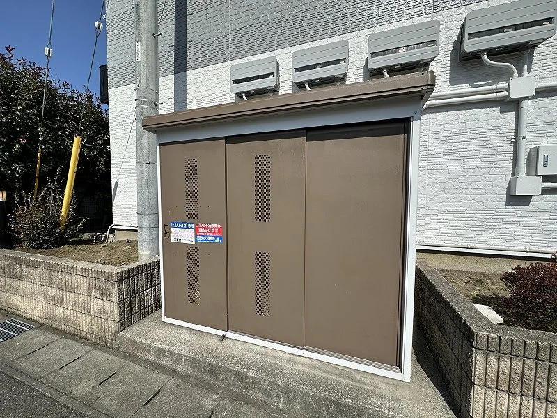 入居者様専用ゴミ庫となります