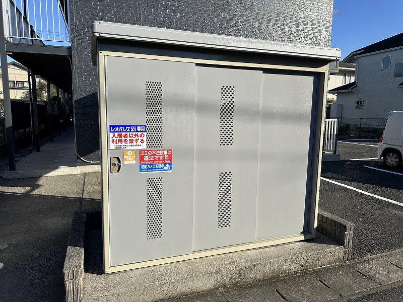 入居者様専用ゴミ庫となります