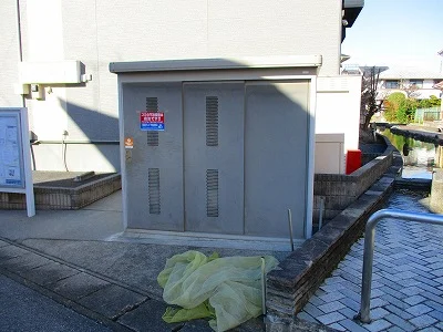 入居者様専用ゴミ庫です。