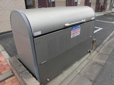 入居者様専用ゴミ庫です。