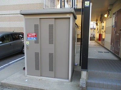 入居者様専用ゴミ庫です。