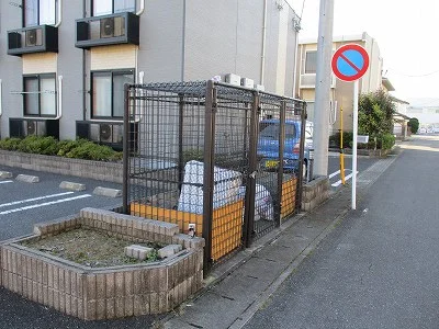 ゴミ庫です。