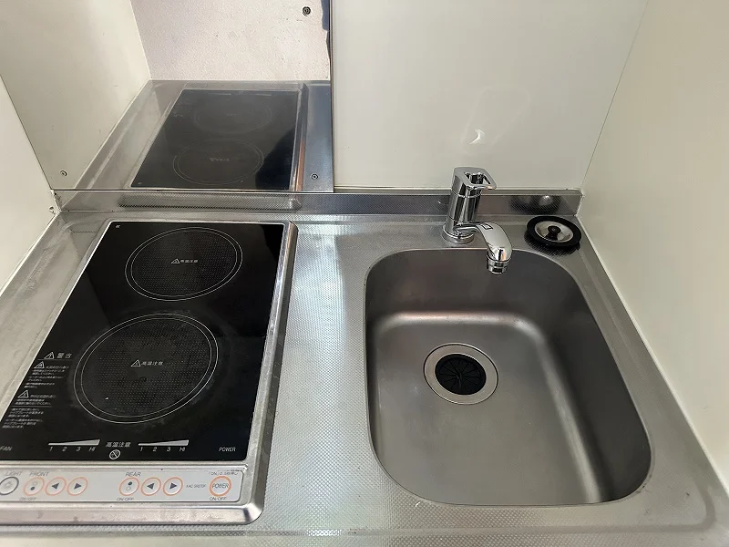 キッチン混合水栓設置済みです