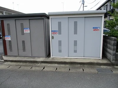 入居者様専用ゴミ庫です。