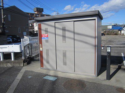 入居者様専用ゴミ庫です。