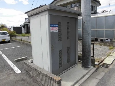 入居者様専用ゴミ庫です。