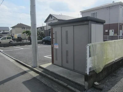 入居者様専用ゴミ庫です。