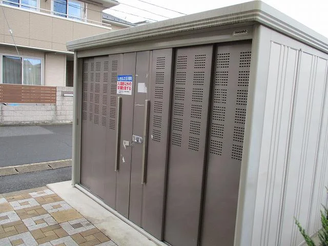 入居者様専用ゴミ庫です。