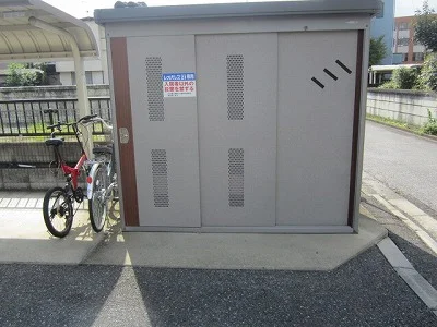 入居者様専用ゴミ庫です。