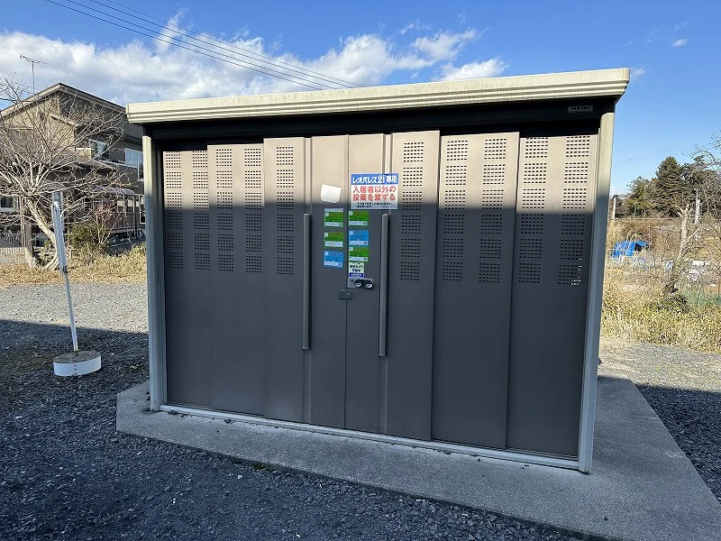 入居者様専用ゴミ庫となります