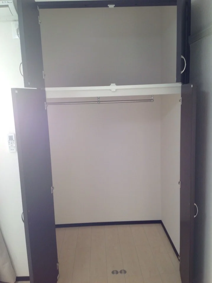 広々とした収納があります