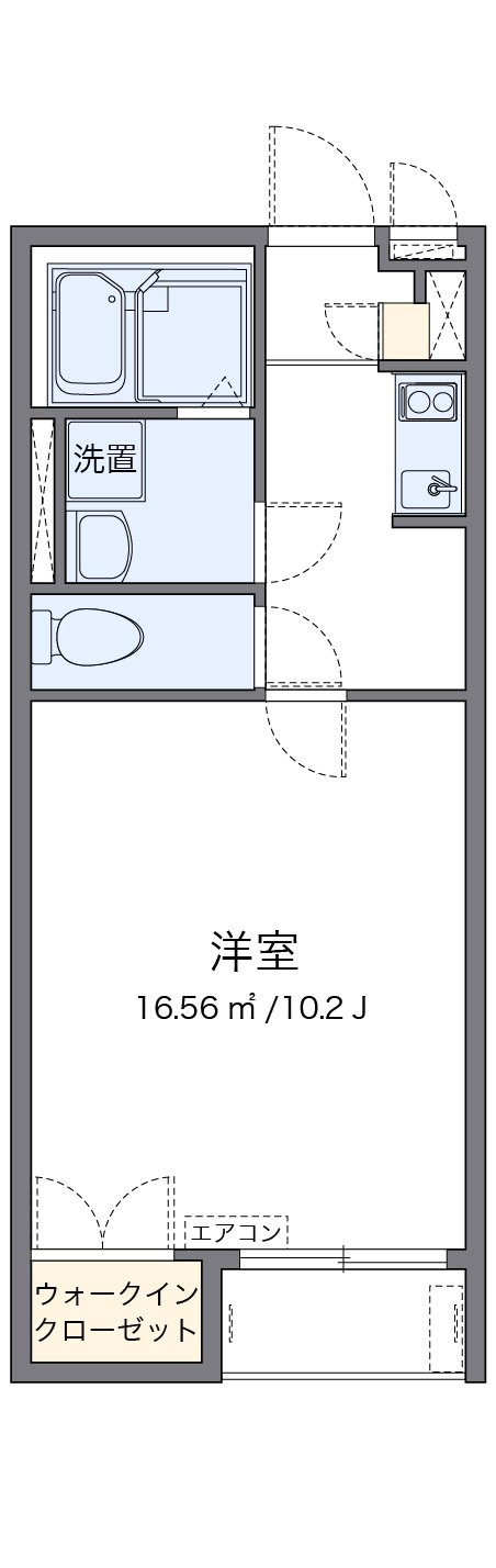 代表的な間取のため実際の間取とは異なる場合があります