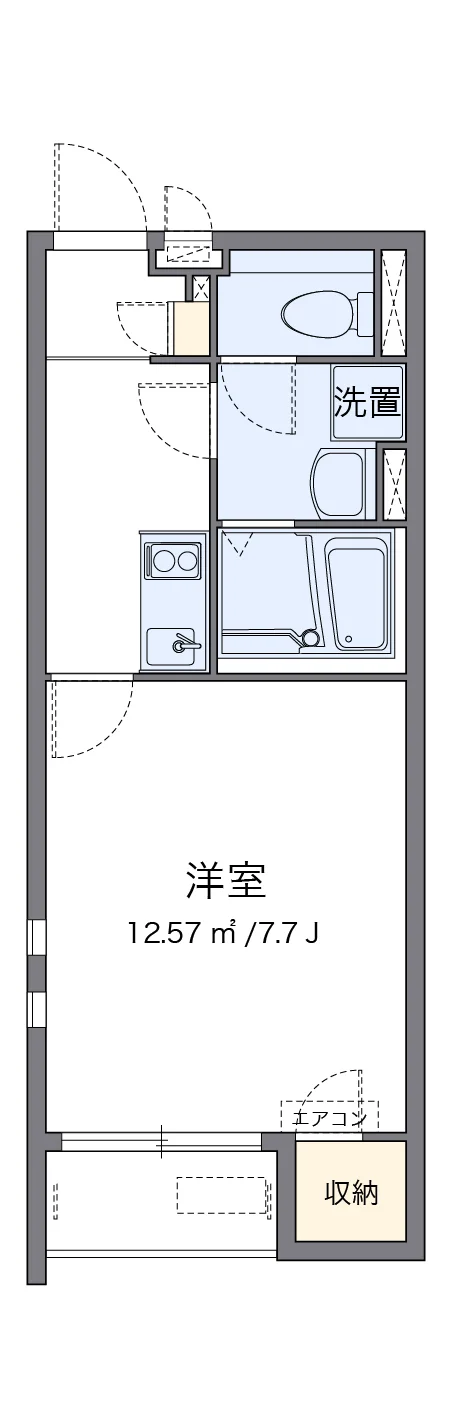 代表的な間取のため実際の間取とは異なる場合があります