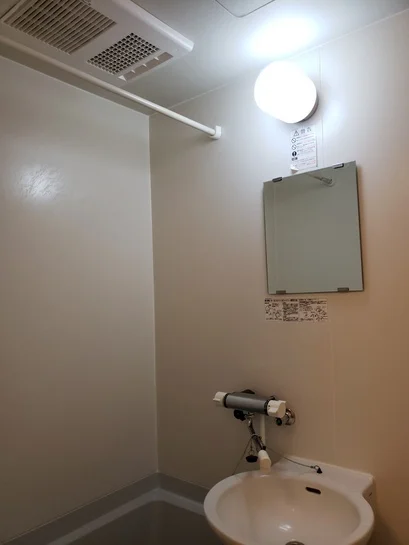 雨の日にも便利な浴室乾燥機付き