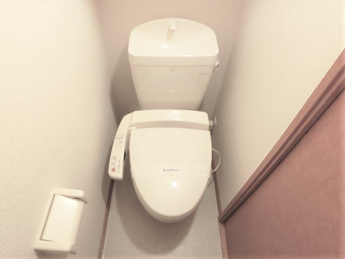 快適な温水洗浄便座付き