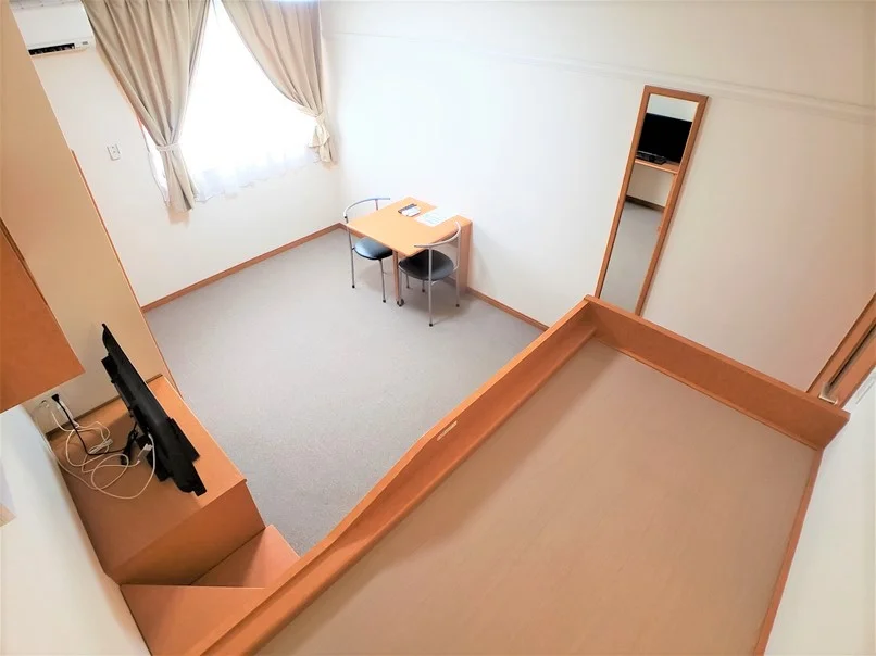 自然光が入る明るい居室