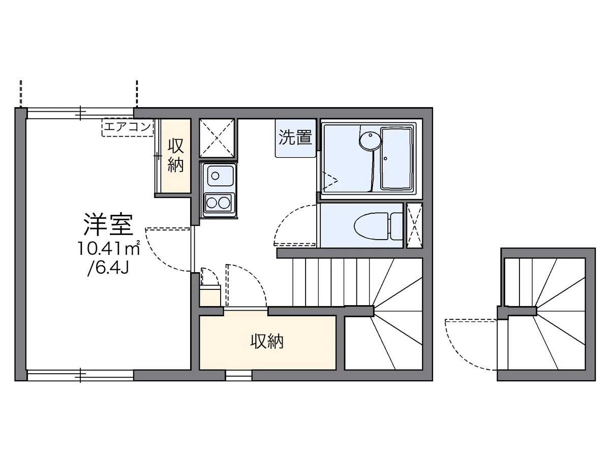 代表的な間取のため実際の間取とは異なる場合があります