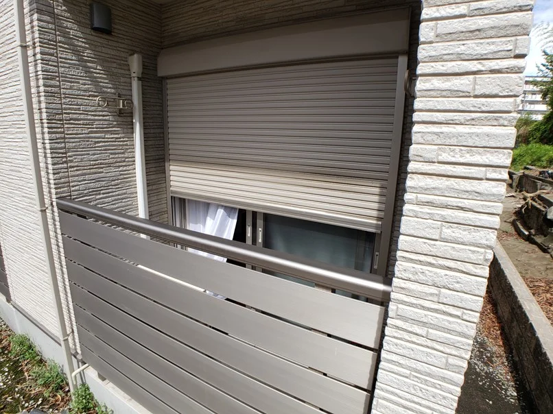 1階防犯シャッター設置