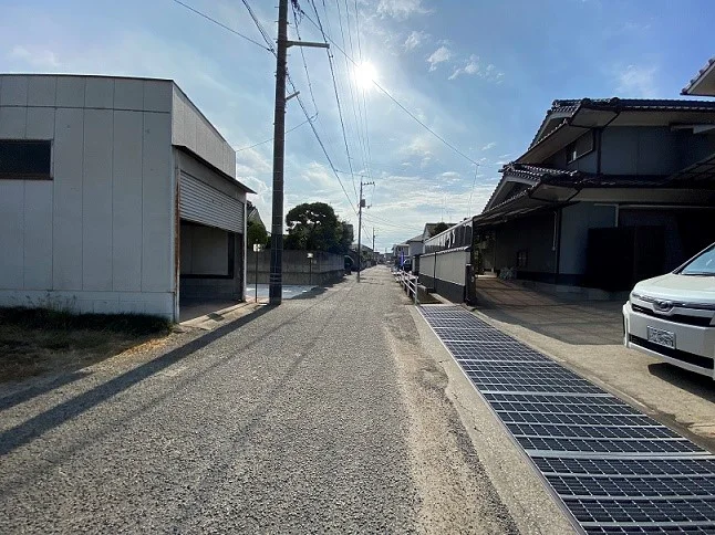 前面道路の写真です。