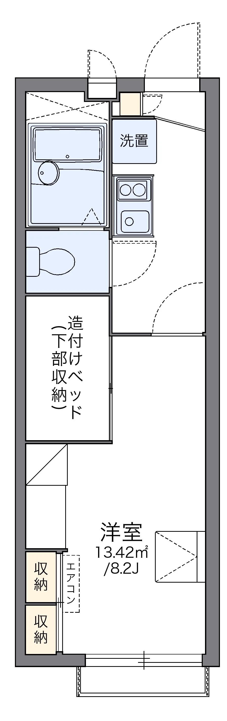 代表的な間取のため実際の間取とは異なる場合があります
